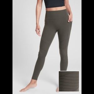 Athleta inclination moto tight